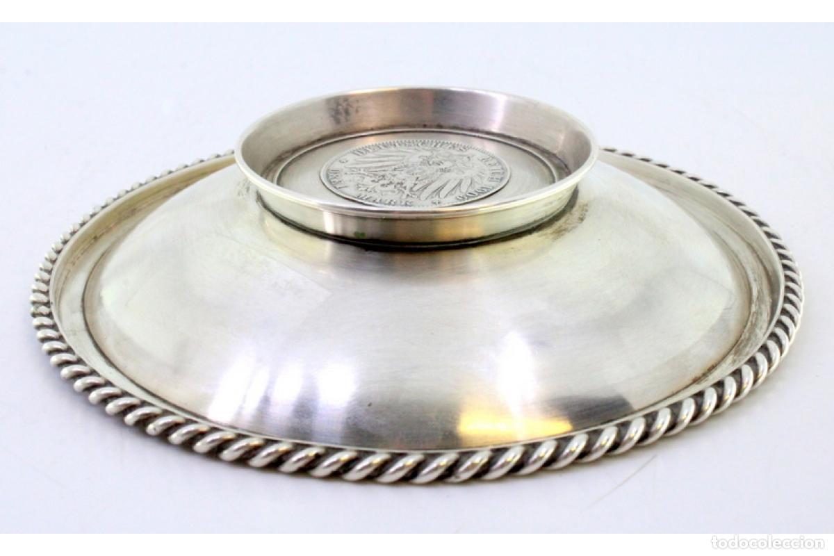 Antig&uuml;edades: Soporte para anillos de plata - Foto 3