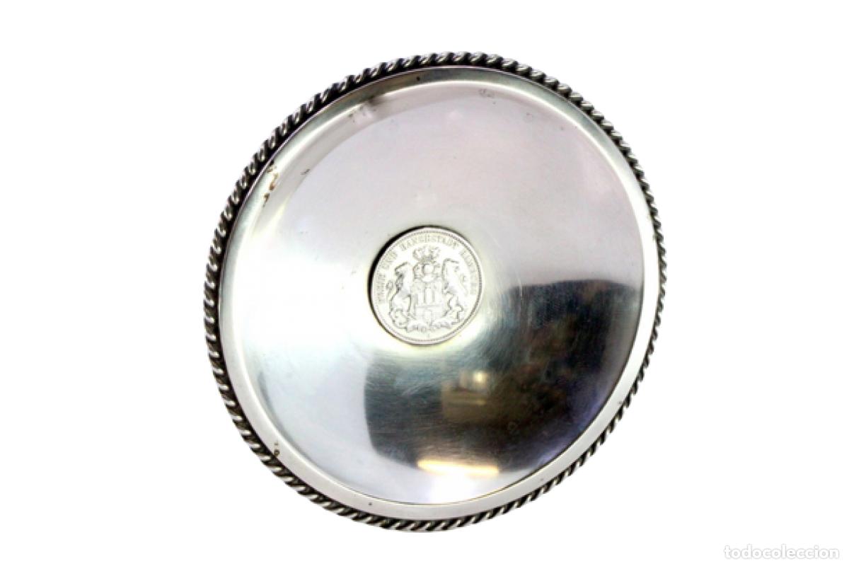 Antig&uuml;edades: Soporte para anillos de plata - Foto 1