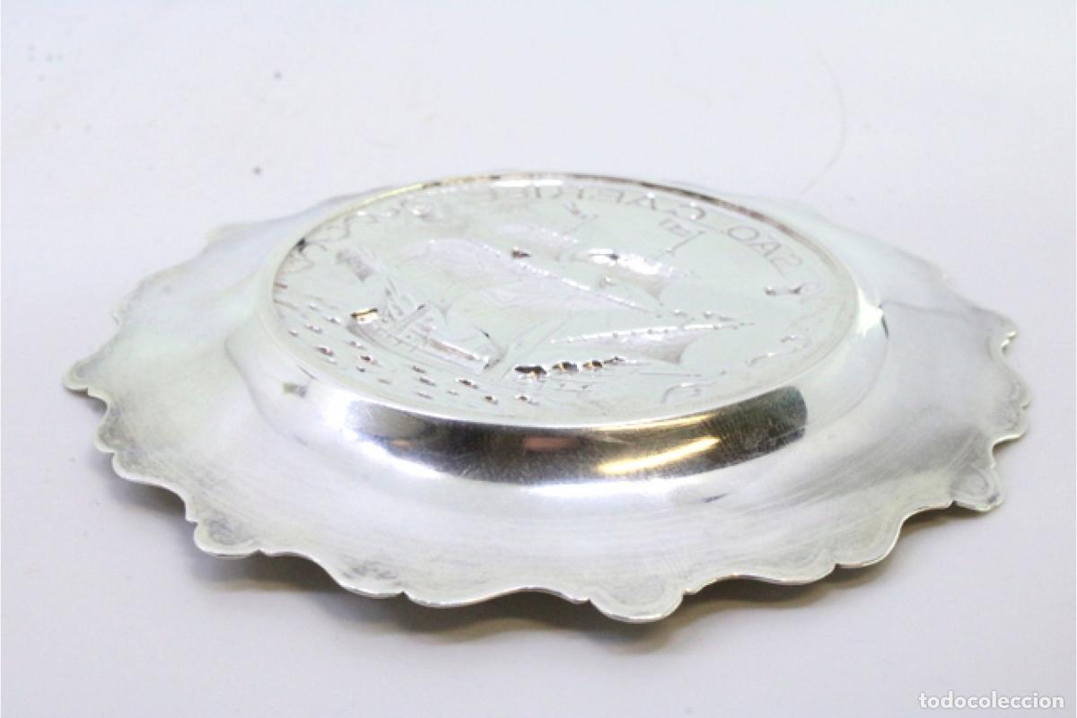Antig&uuml;edades: Soporte para anillos de plata - Foto 3