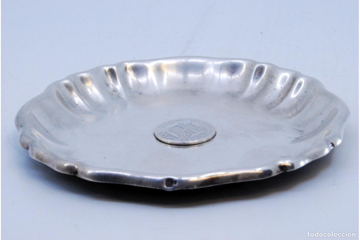 Antig&uuml;edades: Soporte para anillos de plata - Foto 2