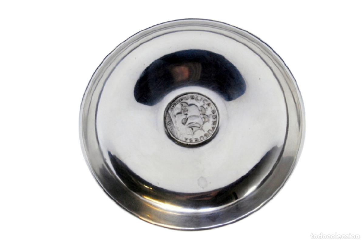 Antig&uuml;edades: Soporte para anillos de plata - Foto 1