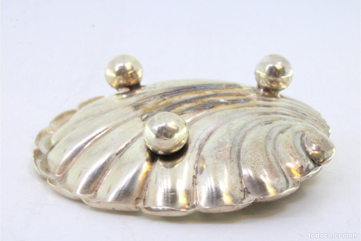 Antig&uuml;edades: Soporte para anillos de plata - Foto 2