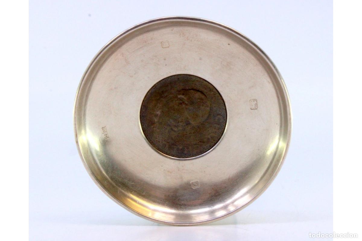 Antig&uuml;edades: Soporte para anillos de plata - Foto 2