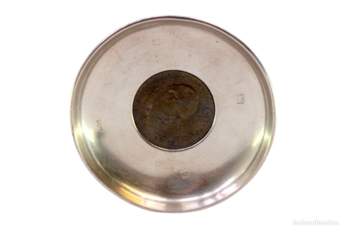 Antig&uuml;edades: Soporte para anillos de plata - Foto 1