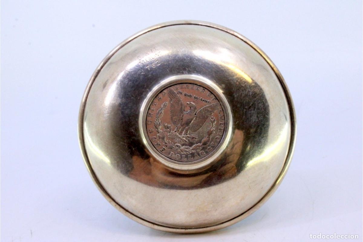 Antig&uuml;edades: Soporte para anillos de plata - Foto 4
