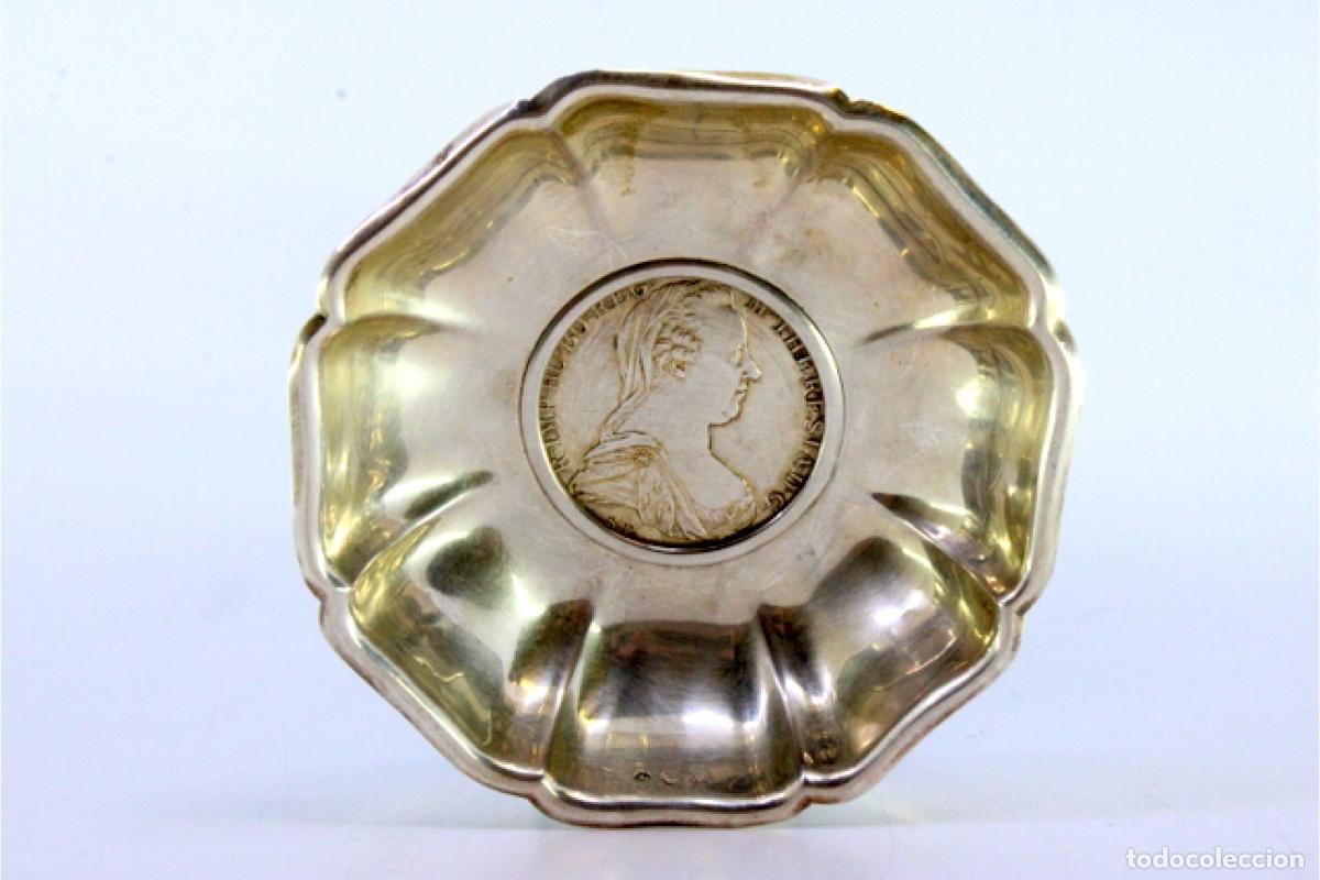 Antig&uuml;edades: Soporte para anillos de plata - Foto 2