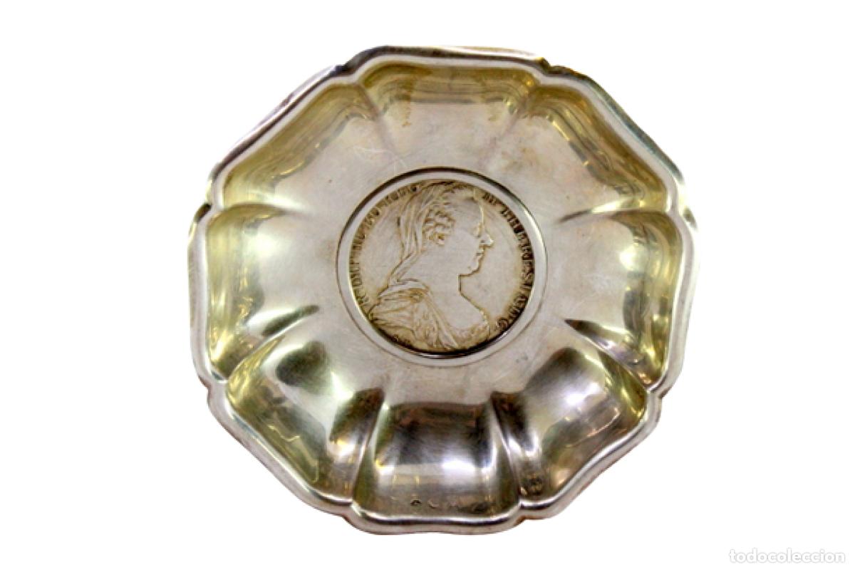 Antig&uuml;edades: Soporte para anillos de plata - Foto 1