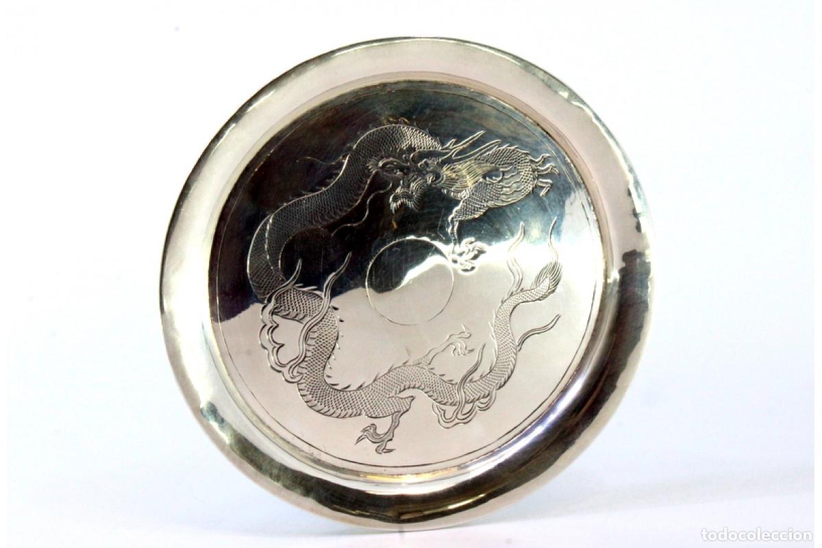 Antig&uuml;edades: Soporte para anillos de plata - Foto 3