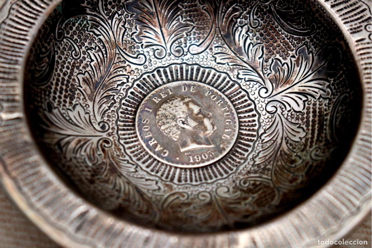 Antig&uuml;edades: Soporte para anillos de plata - Foto 2