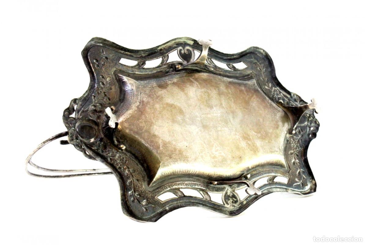Antig&uuml;edades: Soporte para anillos de plata - Foto 3