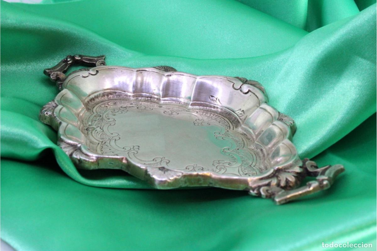 Antig&uuml;edades: Soporte para anillos de plata - Foto 2
