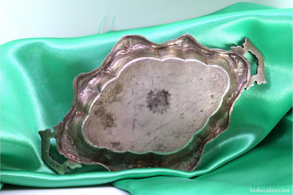Antig&uuml;edades: Soporte para anillos de plata - Foto 3