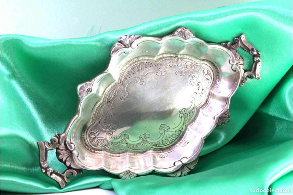 Antig&uuml;edades: Soporte para anillos de plata - Foto 1