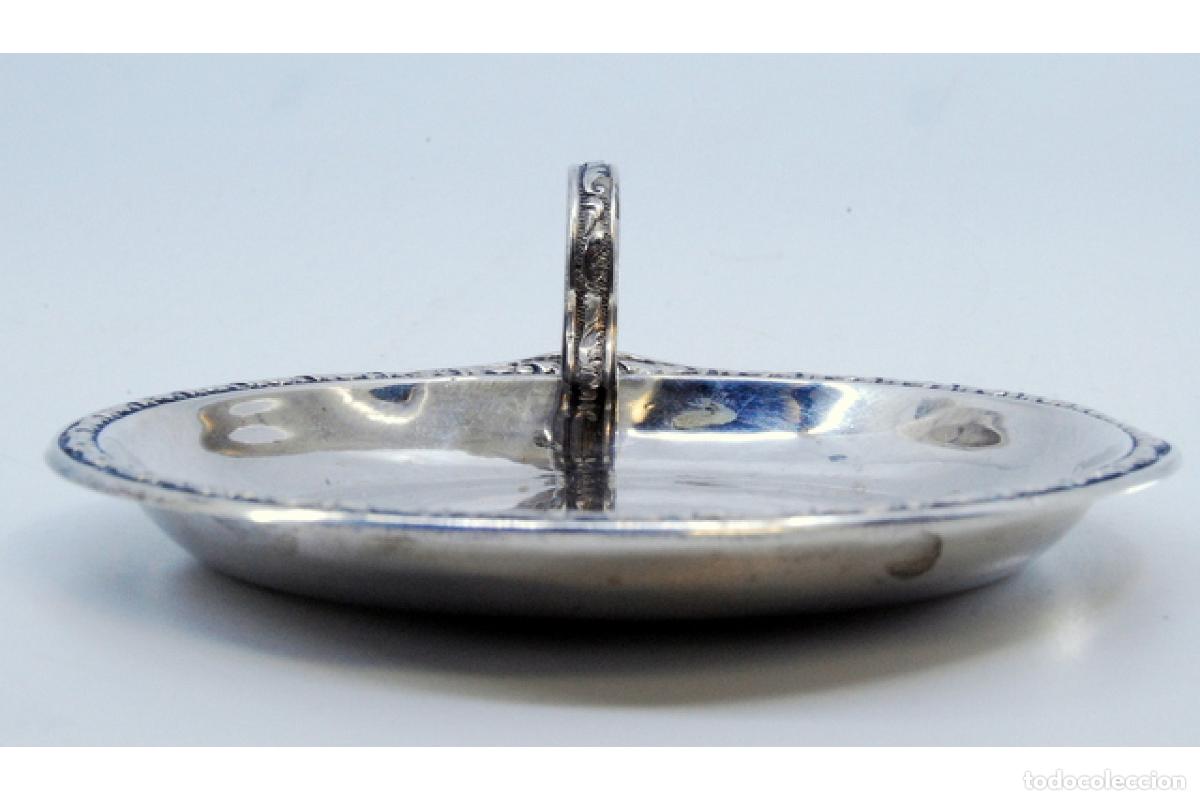 Antig&uuml;edades: Soporte para anillos de plata - Foto 2