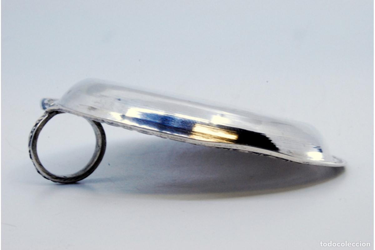 Antig&uuml;edades: Soporte para anillos de plata - Foto 4
