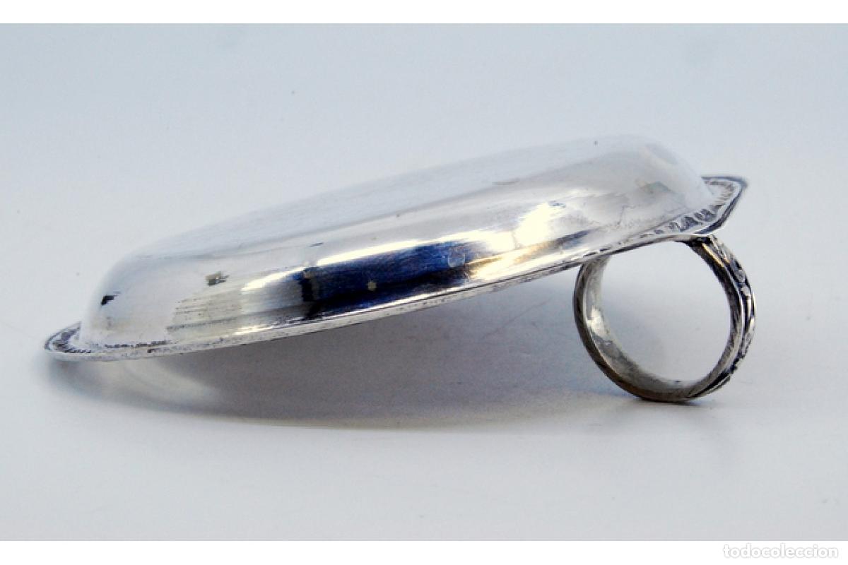 Antig&uuml;edades: Soporte para anillos de plata - Foto 5