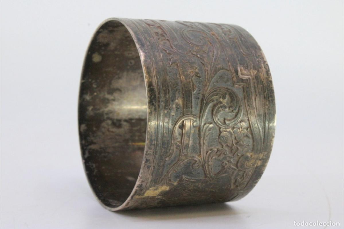Antig&uuml;edades: Anillo para servilletas de plata - Foto 5