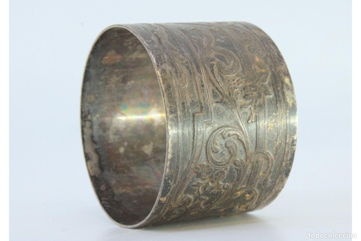 Antig&uuml;edades: Anillo para servilletas de plata - Foto 7