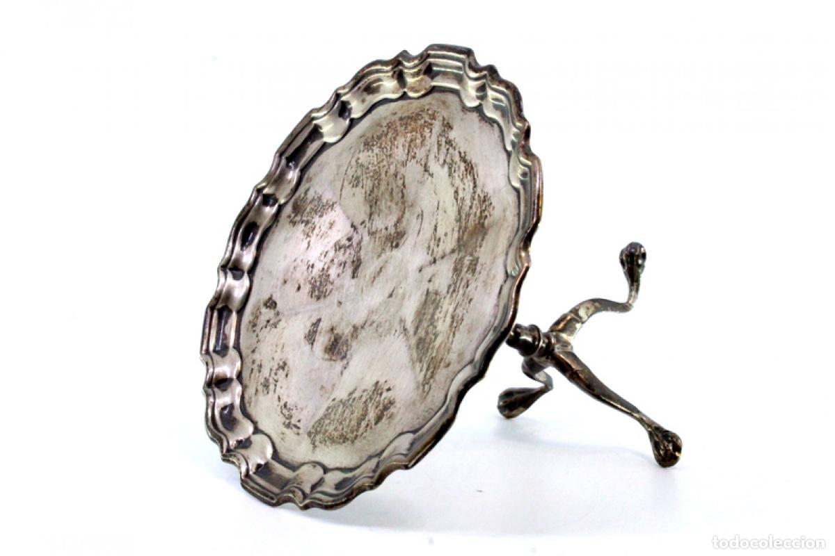 Antig&uuml;edades: Soporte para anillos de plata - Foto 2
