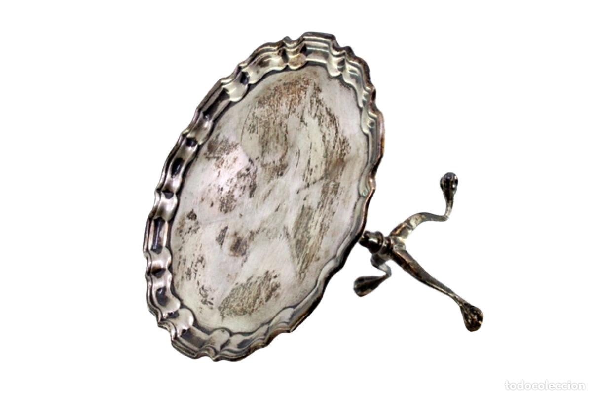 Antig&uuml;edades: Soporte para anillos de plata - Foto 1