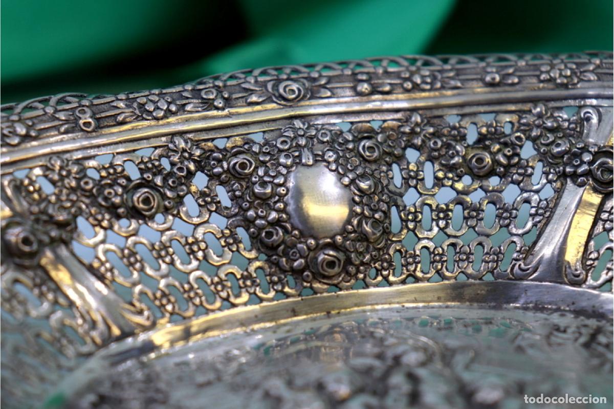 Antig&uuml;edades: Soporte para anillos de plata - Foto 4