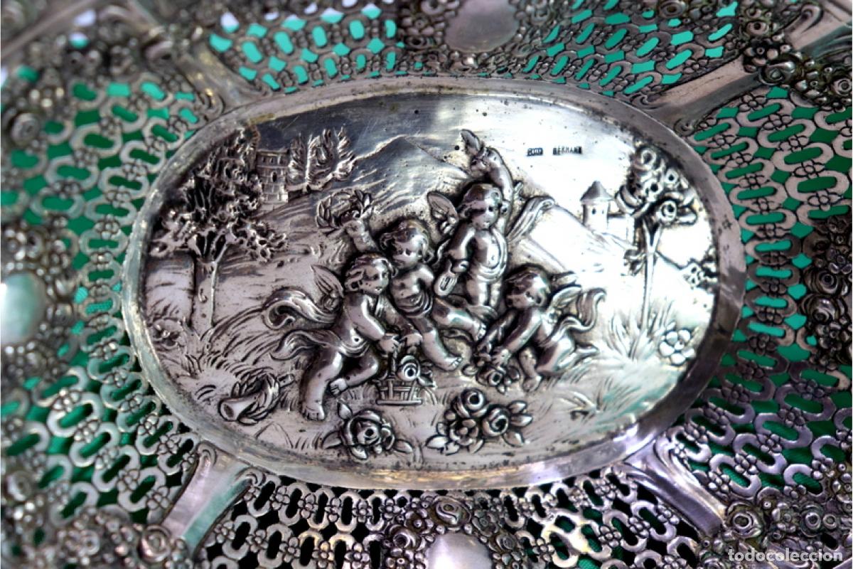Antig&uuml;edades: Soporte para anillos de plata - Foto 5
