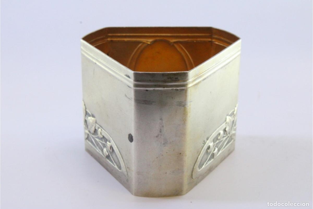 Antig&uuml;edades: Anillo para servilletas de plata - Foto 7