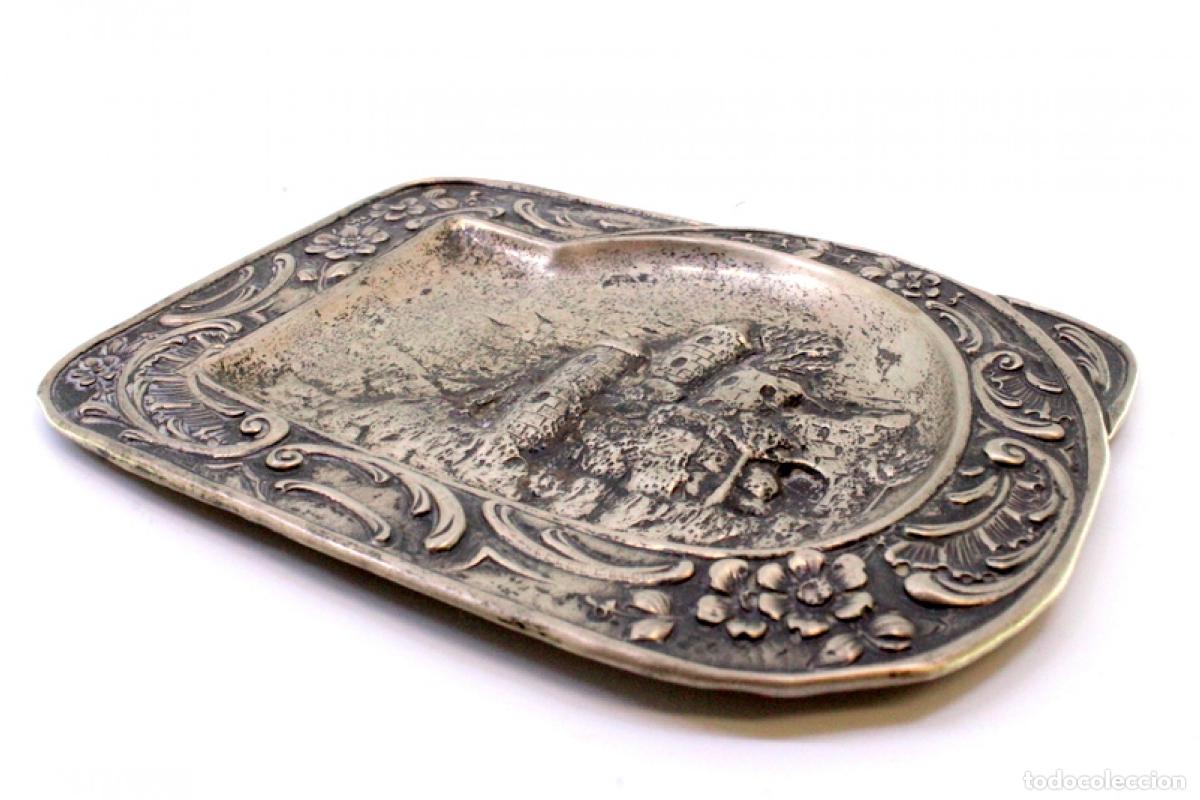 Antig&uuml;edades: Soporte para anillos de plata - Foto 3