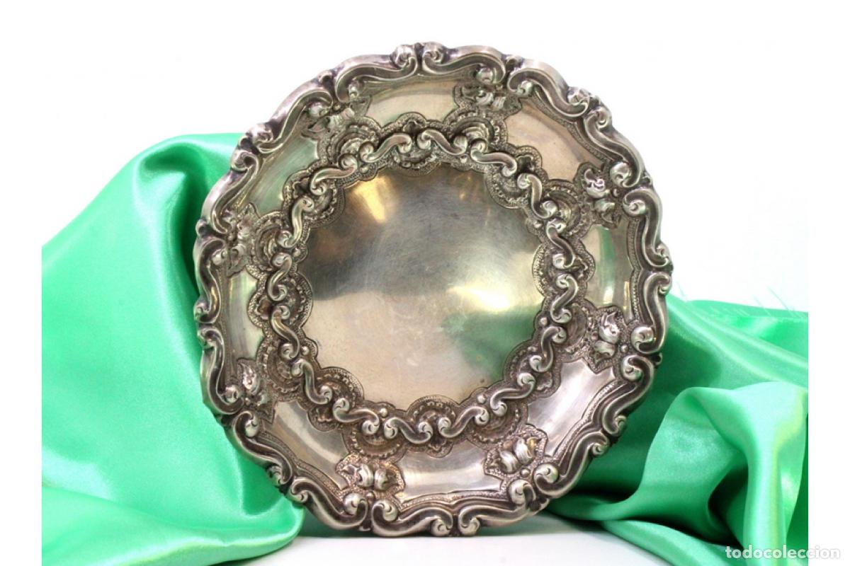 Antig&uuml;edades: Soporte para anillos de plata - Foto 2