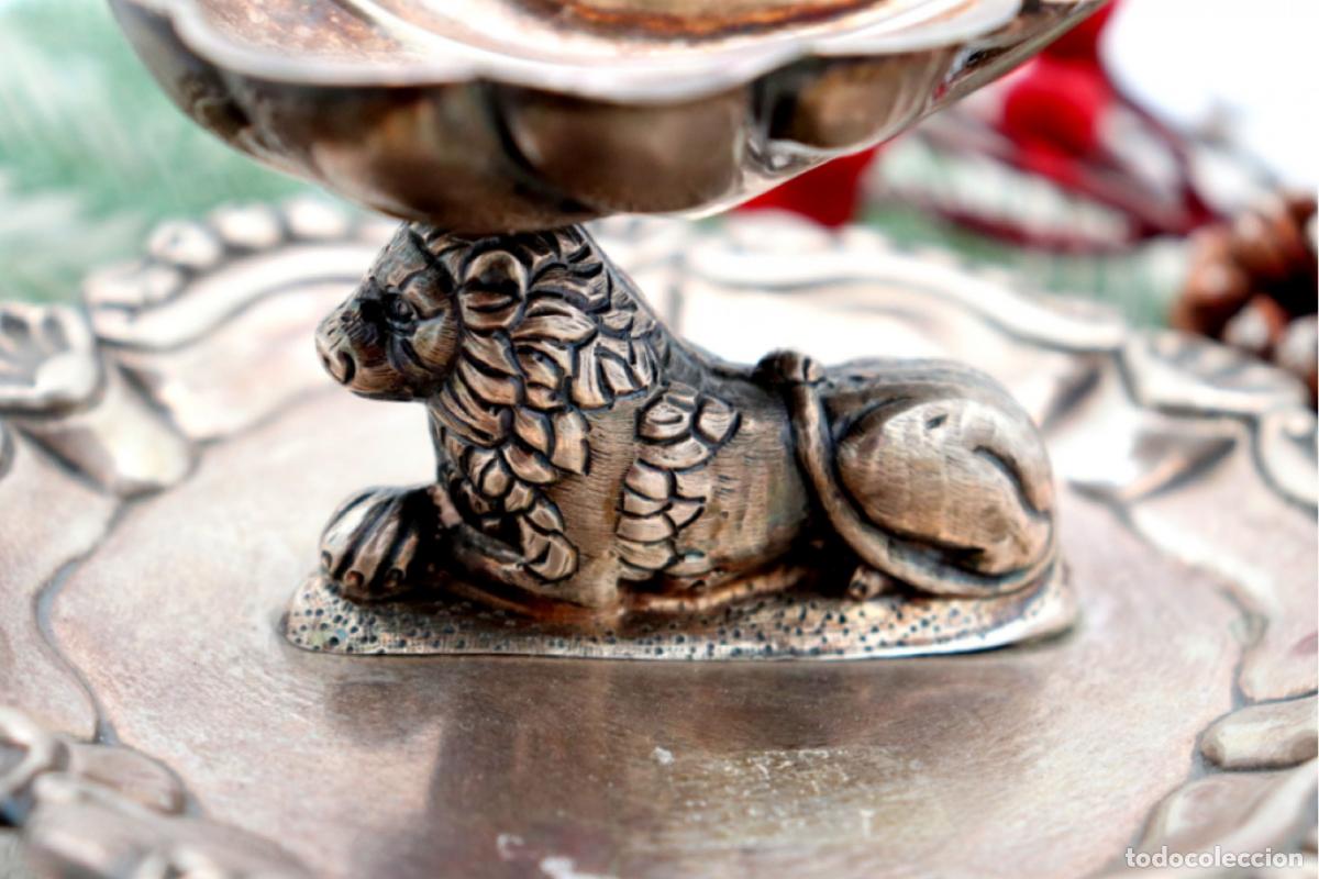 Antig&uuml;edades: Soporte para anillos de plata - Foto 3
