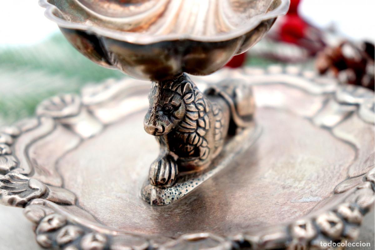 Antig&uuml;edades: Soporte para anillos de plata - Foto 4