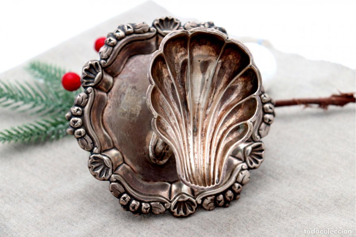 Antig&uuml;edades: Soporte para anillos de plata - Foto 5