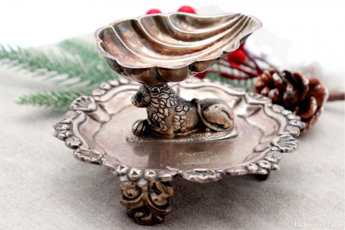 Antig&uuml;edades: Soporte para anillos de plata - Foto 1