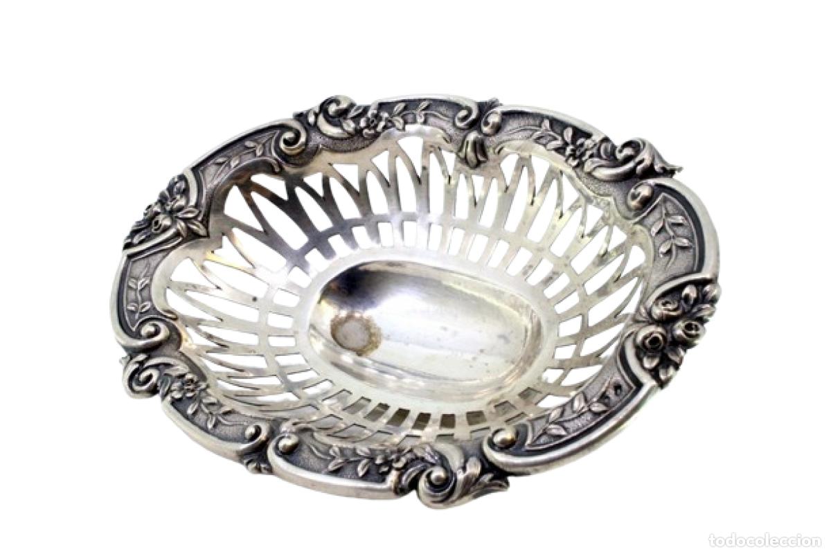 Antig&uuml;edades: Soporte para anillos de plata - Foto 1