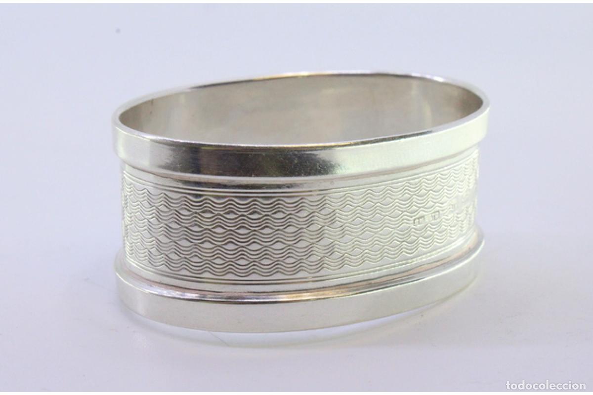 Antig&uuml;edades: Anillo para servilletas de plata - Foto 4