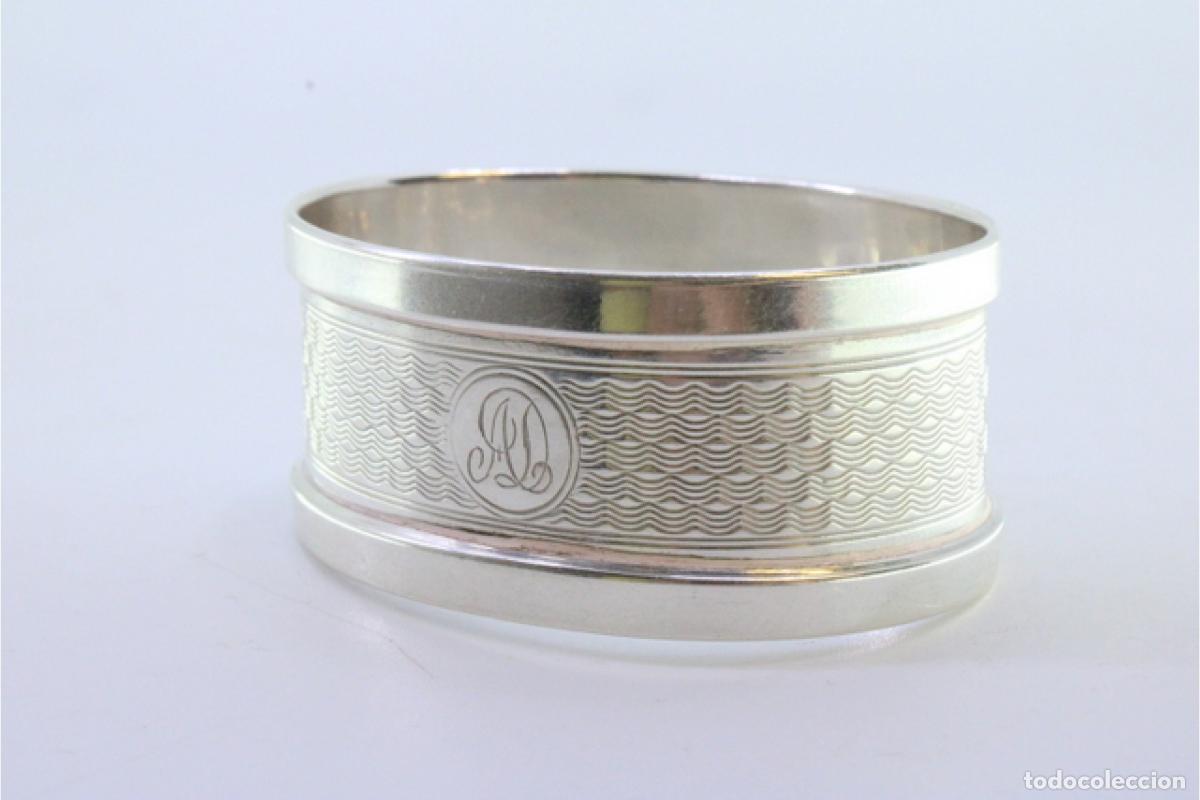 Antig&uuml;edades: Anillo para servilletas de plata - Foto 5
