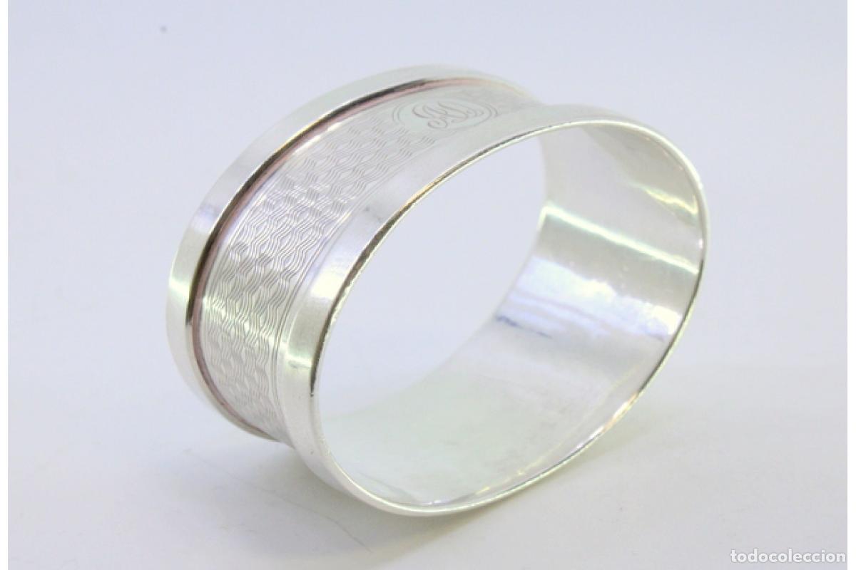 Antig&uuml;edades: Anillo para servilletas de plata - Foto 6