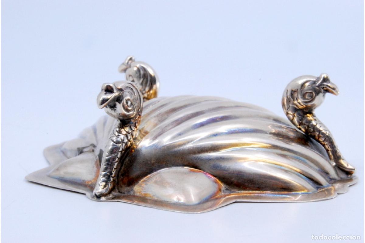 Antig&uuml;edades: Soporte para anillos de plata - Foto 5