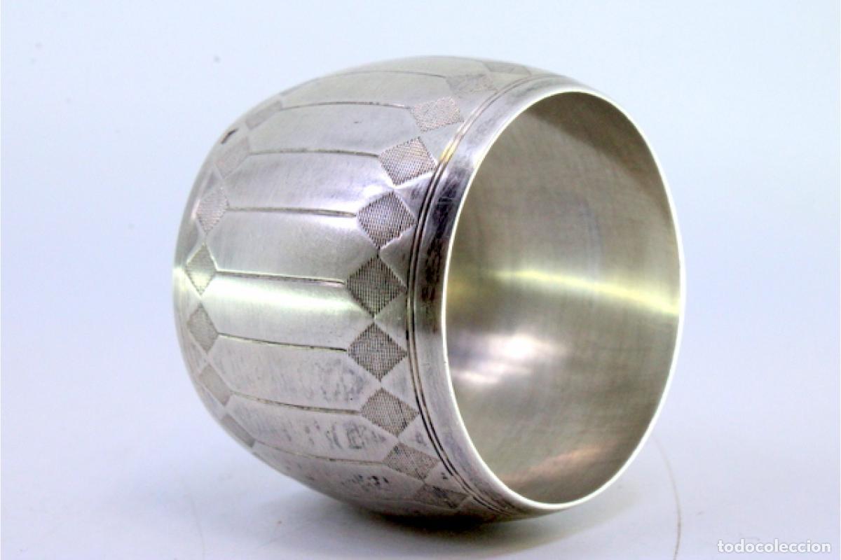 Antig&uuml;edades: Anillo para servilletas de plata - Foto 4