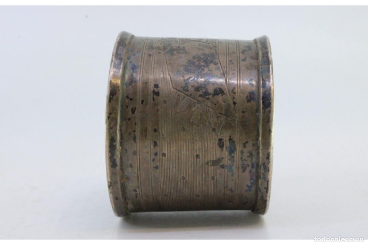 Antig&uuml;edades: Anillo para servilletas de plata - Foto 2
