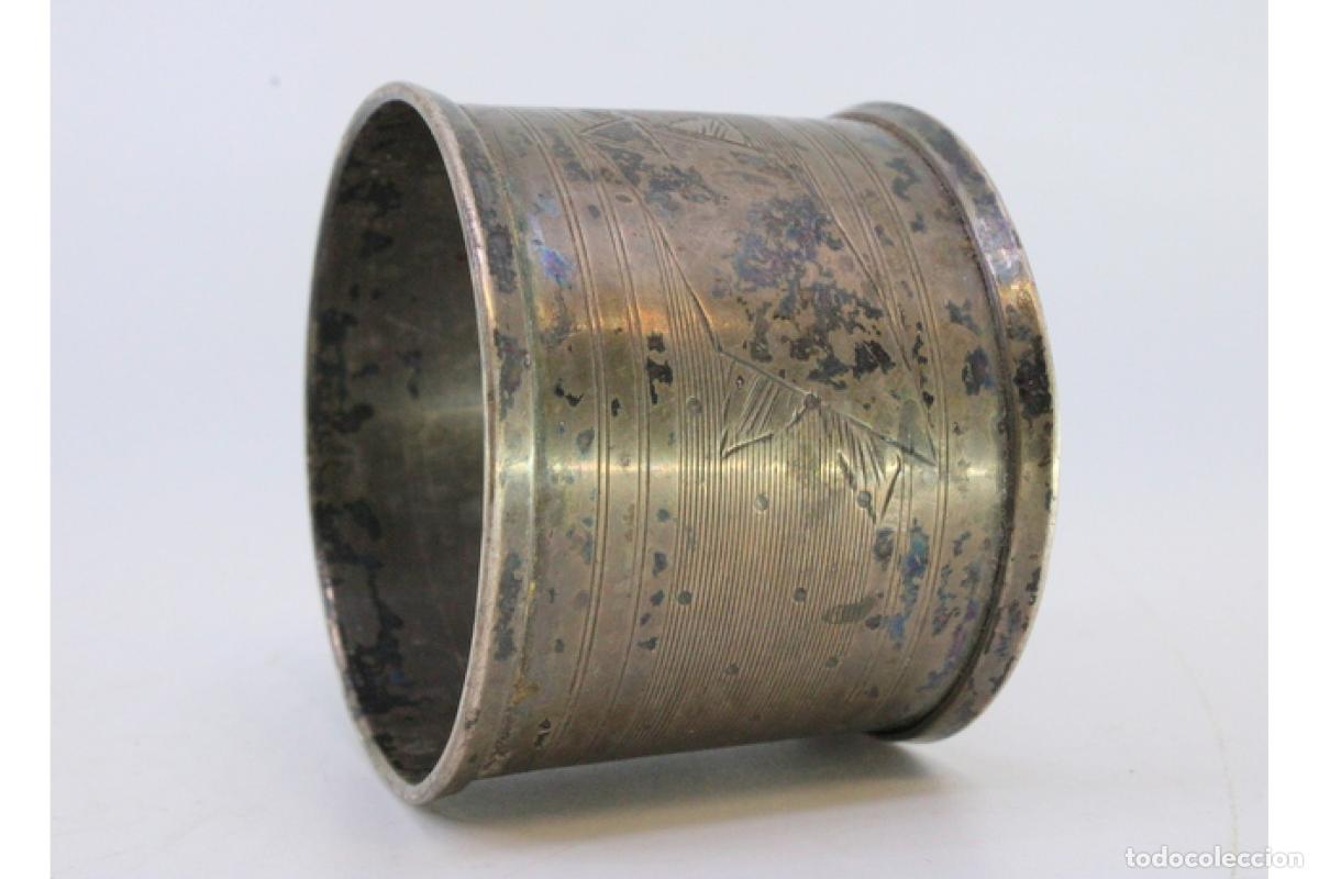 Antig&uuml;edades: Anillo para servilletas de plata - Foto 5