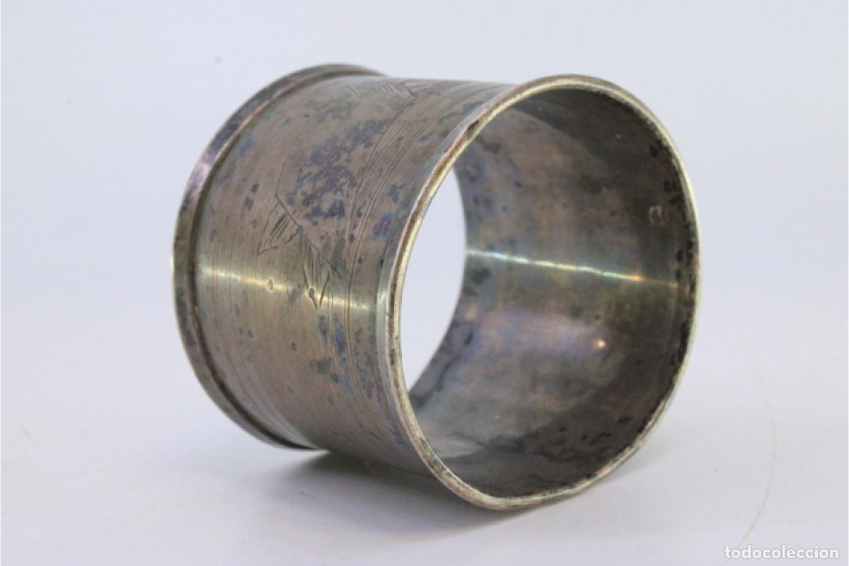 Antig&uuml;edades: Anillo para servilletas de plata - Foto 6