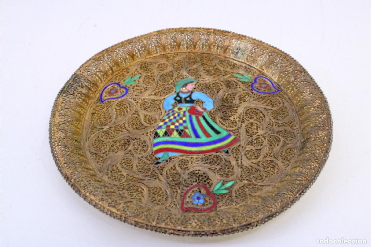 Antig&uuml;edades: Soporte para anillos de plata - Foto 3