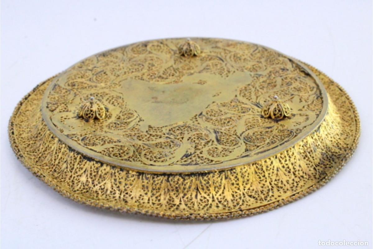 Antig&uuml;edades: Soporte para anillos de plata - Foto 5