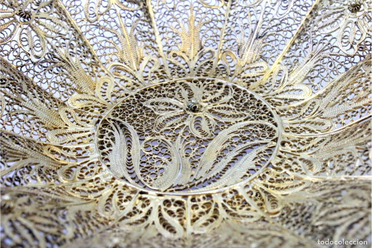 Antig&uuml;edades: Soporte para anillos de plata - Foto 3