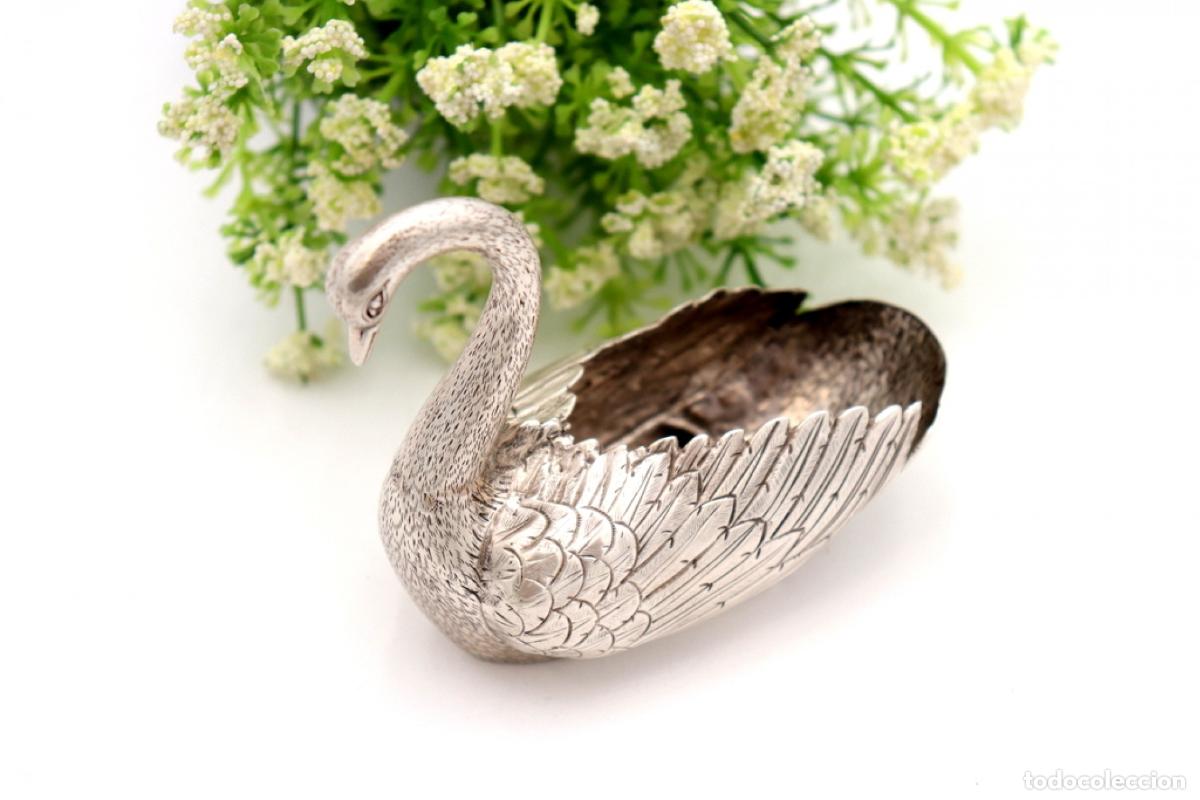 Antig&uuml;edades: Soporte para anillos de plata - Foto 2