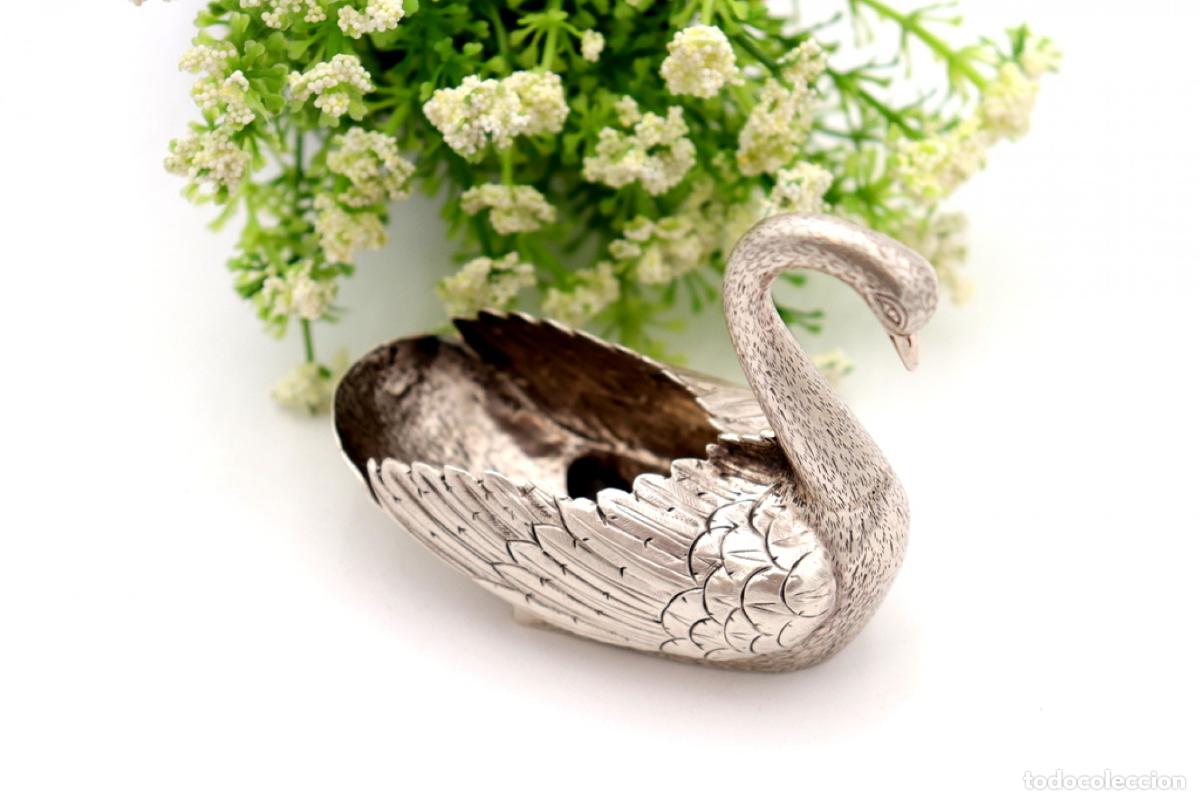 Antig&uuml;edades: Soporte para anillos de plata - Foto 1