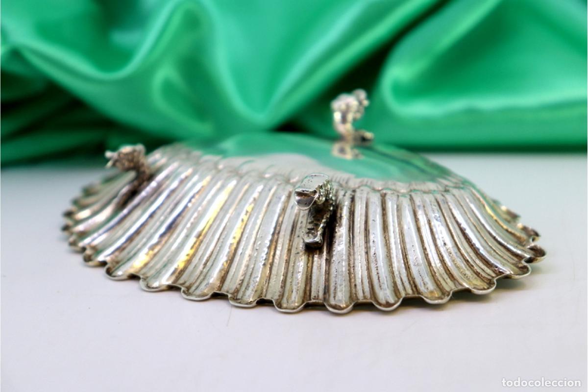 Antig&uuml;edades: Soporte para anillos de plata - Foto 2