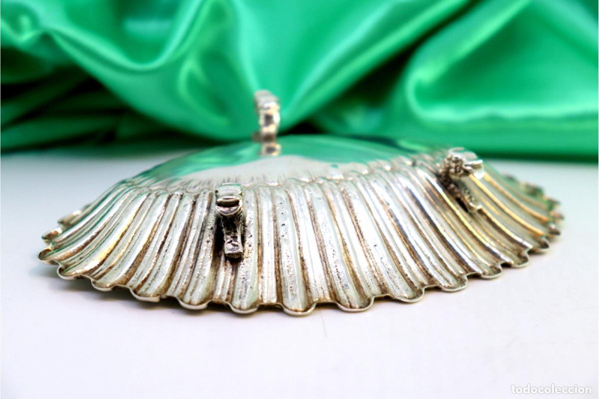 Antig&uuml;edades: Soporte para anillos de plata - Foto 3