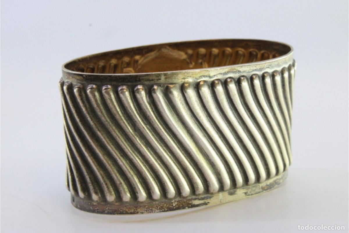 Antig&uuml;edades: Anillo para servilletas de plata - Foto 5